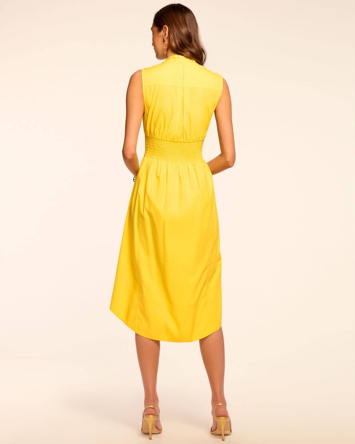 Ramy Brook - Meg Sleeveless Cotton Poplin Midi Dress - clothing - cotton - dresses