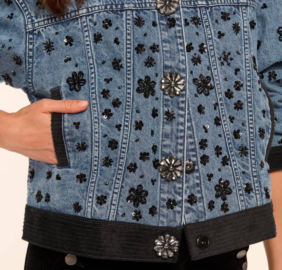 Ramy Brook - Robin Embellished Jean Jacket