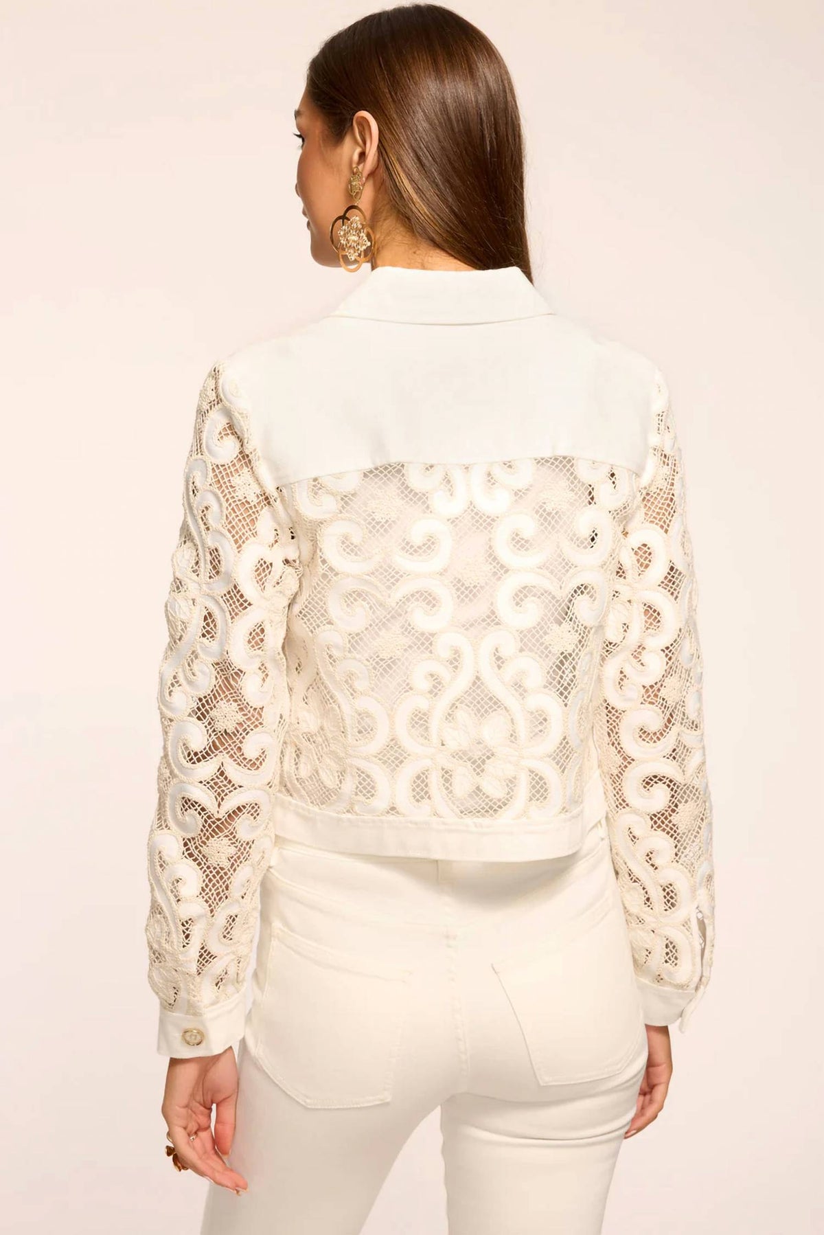 Ramy Brook - Saphire Embroidered Denim Jacket