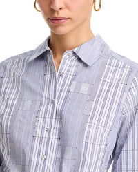 Ramy Brook - Sariah Shirt Dress - blue - clothing - cotton - blend