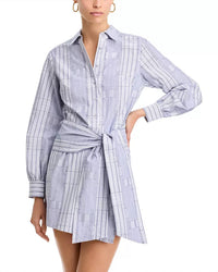 Ramy Brook - Sariah Shirt Dress - blue - clothing - cotton - blend