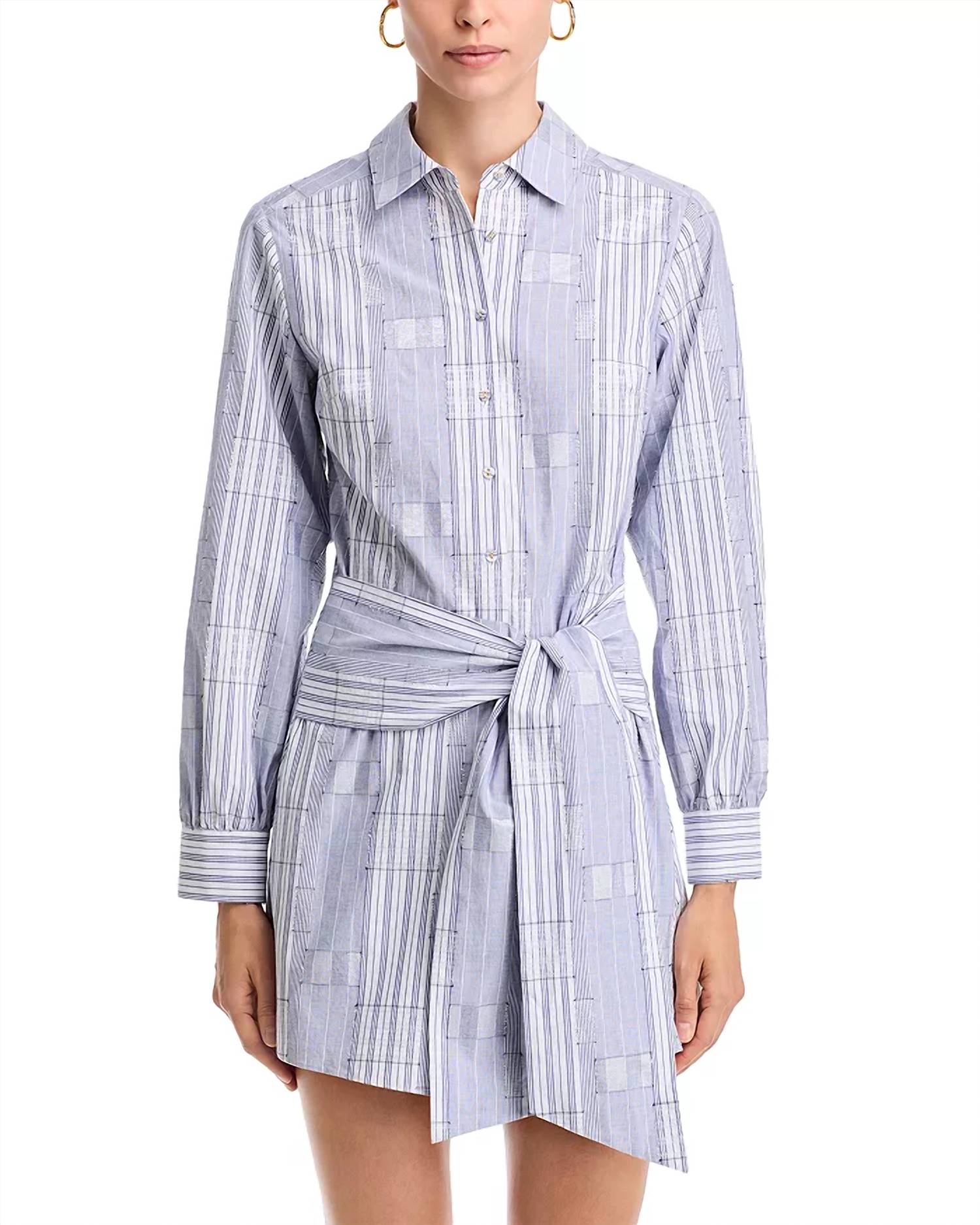 Ramy Brook - Sariah Shirt Dress - blue - clothing - cotton - blend