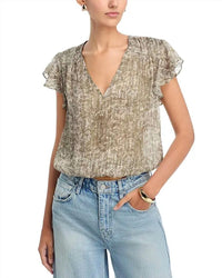 Ramy Brook - Teresa Flutter Sleeve Top