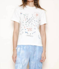 Raquel Allegra - Boy Tee Yes Doodle - clothing - cotton - graphic