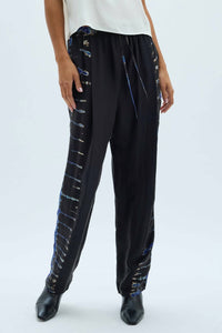 Raquel Allegra - Logan Pant - black - clothing - pants