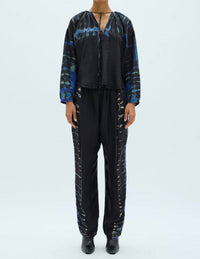 Raquel Allegra - Poet Blouse - black - blouses - clothing