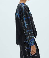 Raquel Allegra - Poet Blouse - black - blouses - clothing