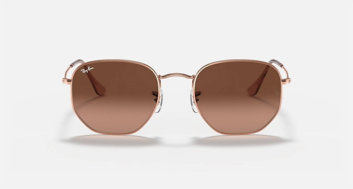 Ray Ban - Hexagonal Flat Lens Medium Non Polarized Sunglasses Rb3548n 9069a5
