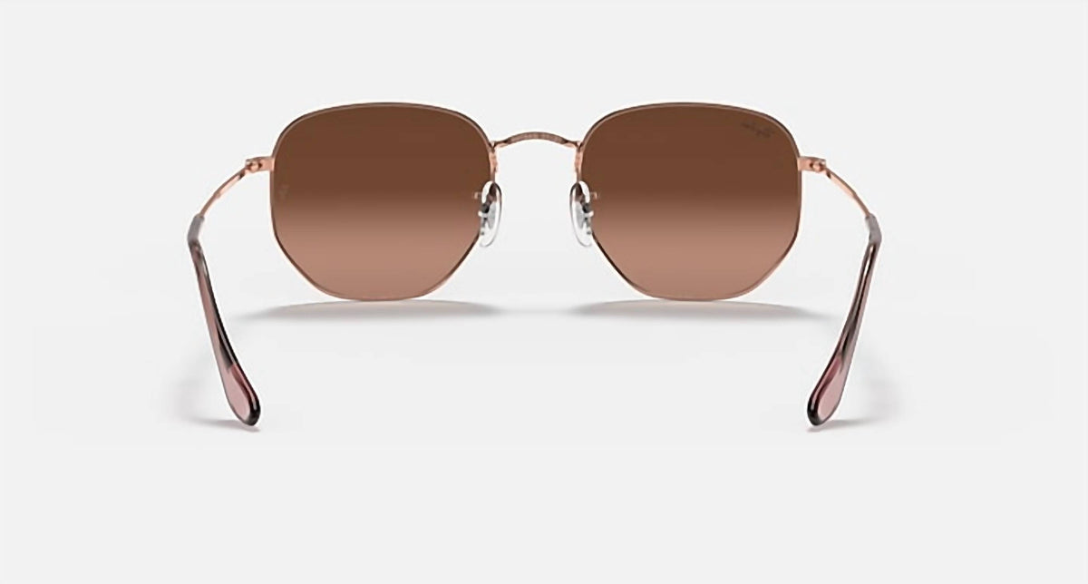 Ray Ban - Hexagonal Flat Lens Medium Non Polarized Sunglasses Rb3548n 9069a5