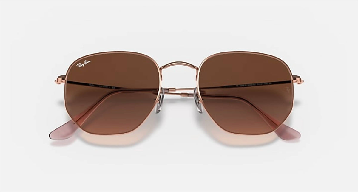 Ray Ban - Hexagonal Flat Lens Medium Non Polarized Sunglasses Rb3548n 9069a5