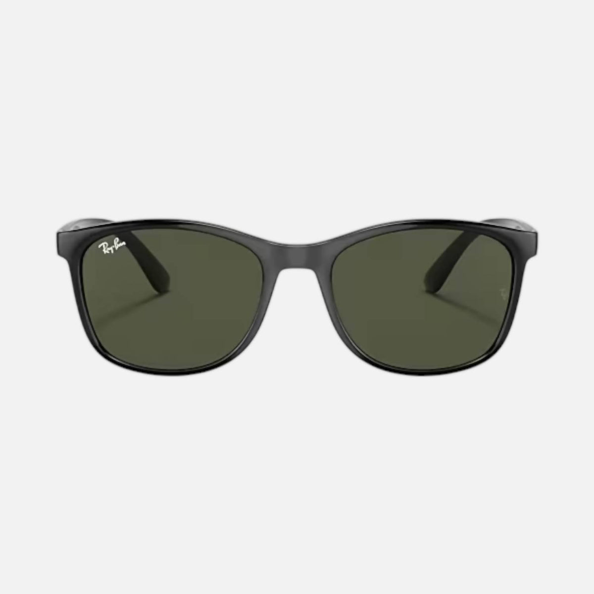 Ray Ban - Men's Square Sunglasses Polished Black Nylon Frame