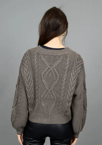 Rd Style - Ignacia Long Sleeve V - neck Cardigan - acrylic - cardigans - clothing