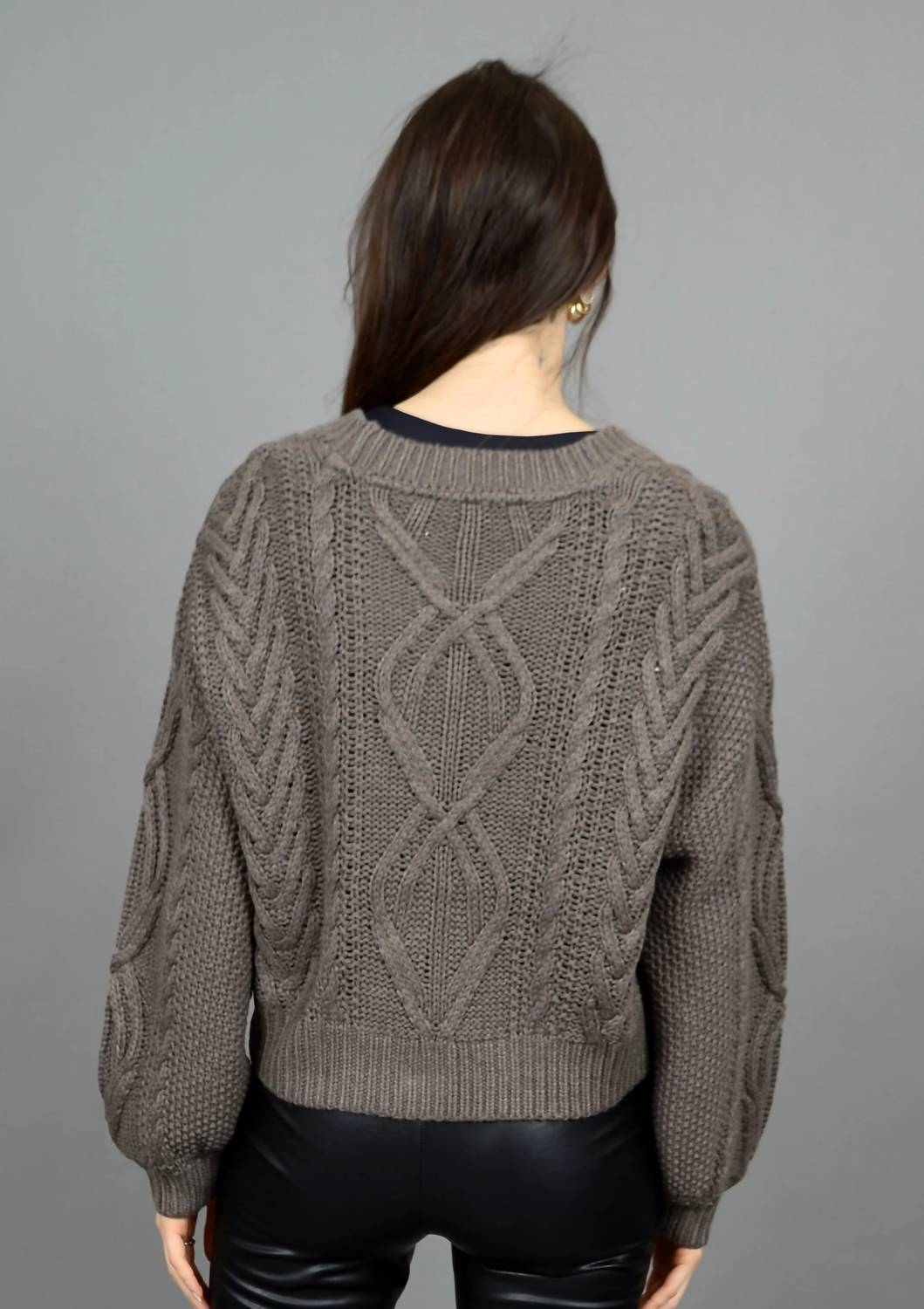 Rd Style - Ignacia Long Sleeve V - neck Cardigan - acrylic - cardigans - clothing