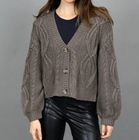 Rd Style - Ignacia Long Sleeve V - neck Cardigan - acrylic - cardigans - clothing