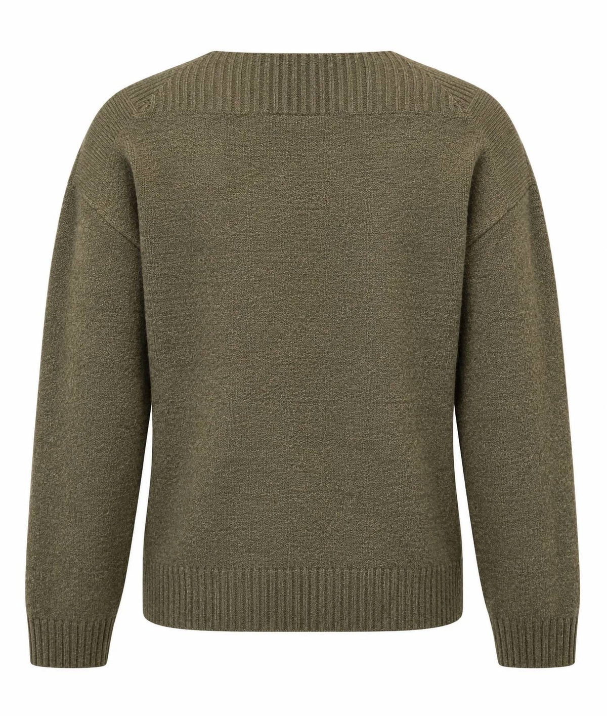 Rd Style - Long Sleeve V-neck Pull-over Sweater