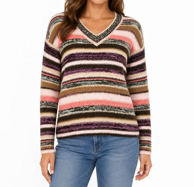 Rd Style - Long Sleeve V-neck Sweater