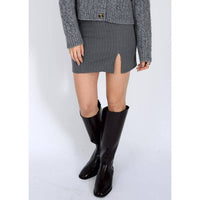 Rd Style - Mara Mini Skirt With Front Slit