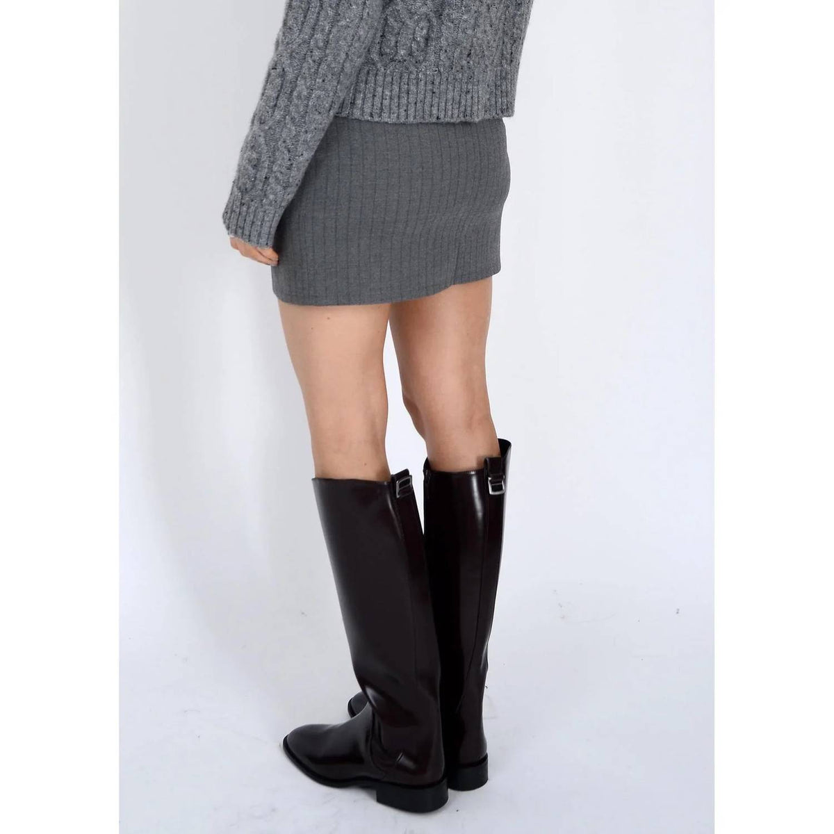 Rd Style - Mara Mini Skirt With Front Slit