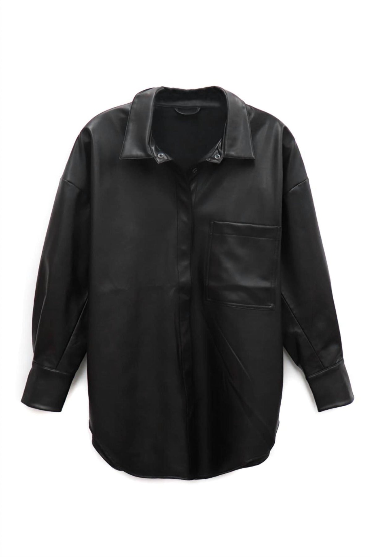 Rd Style - Vegan Leather Shacket