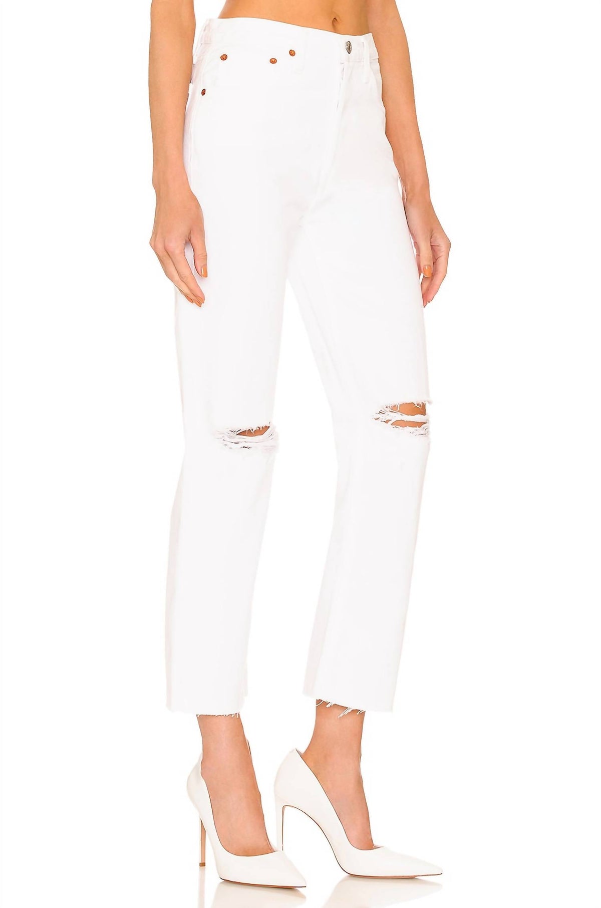 Re/Done - 70s Stove Pipe Straight Jeans