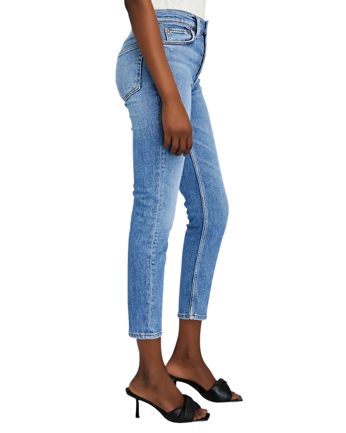 Re/Done - 90S HIGH RISE ANKLE CROP JEANS