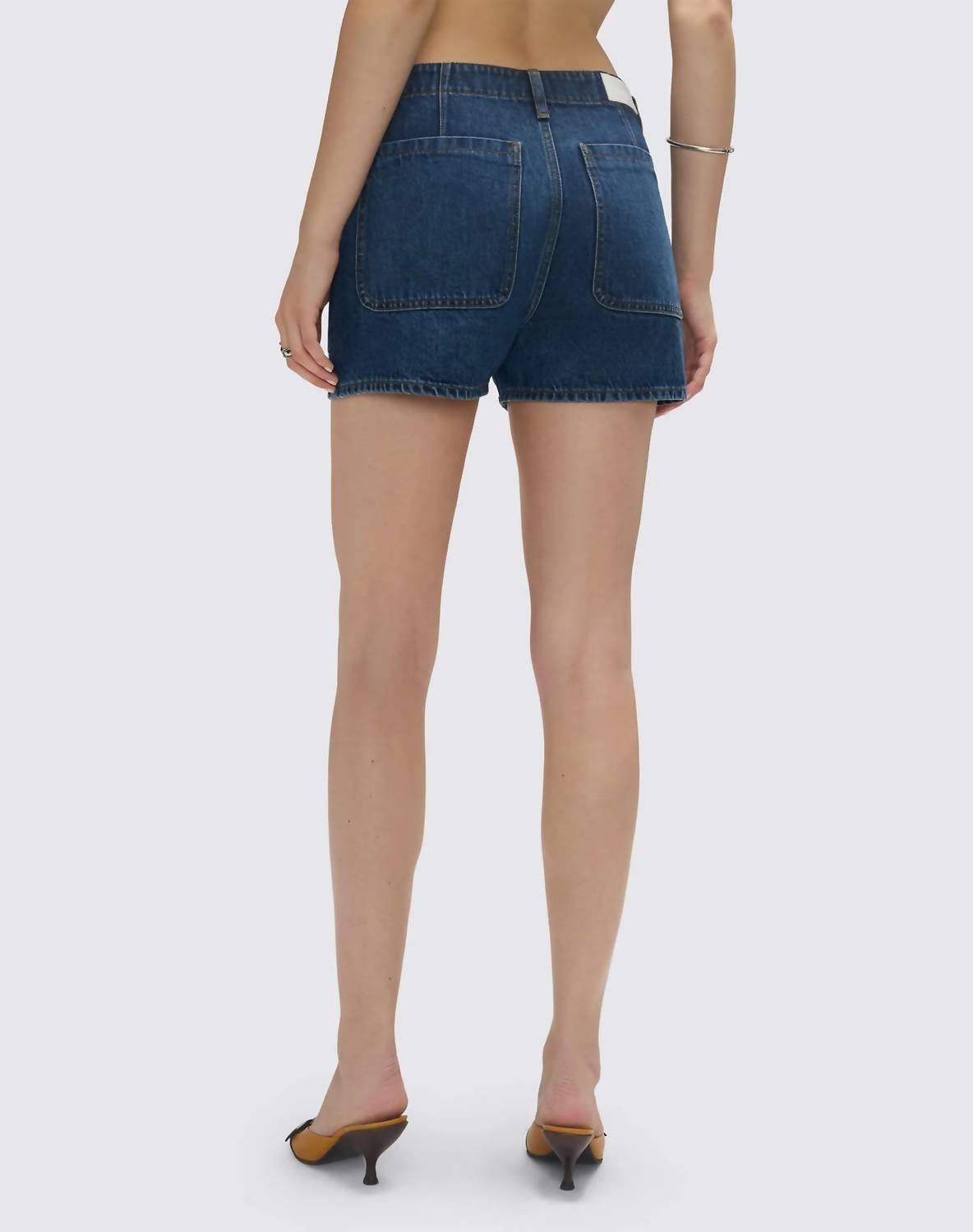 Re/Done - Bender High-rise Utility Jean Short