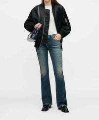 Re/Done - Low Rise Micro Boot Cut Jeans
