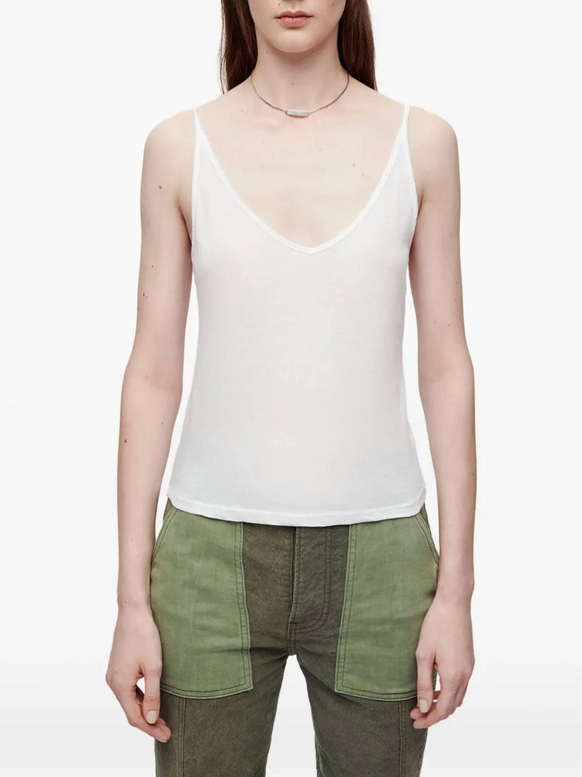 Re/Done - Sheer Spaghetti Strap Tank