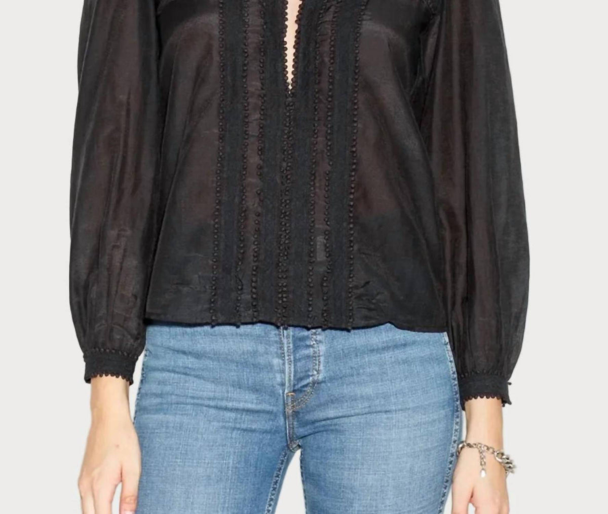Re/Done - Tate Long Sleeve Blouse