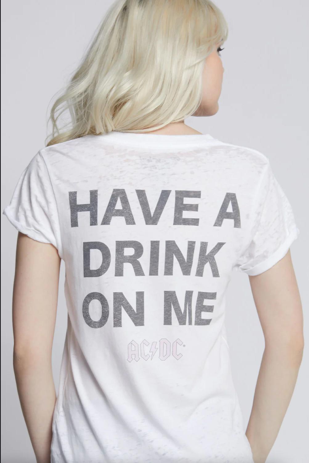 Recycled Karma - Ac/dc Shook Me All Night Long Top - clothing - cotton - graphic