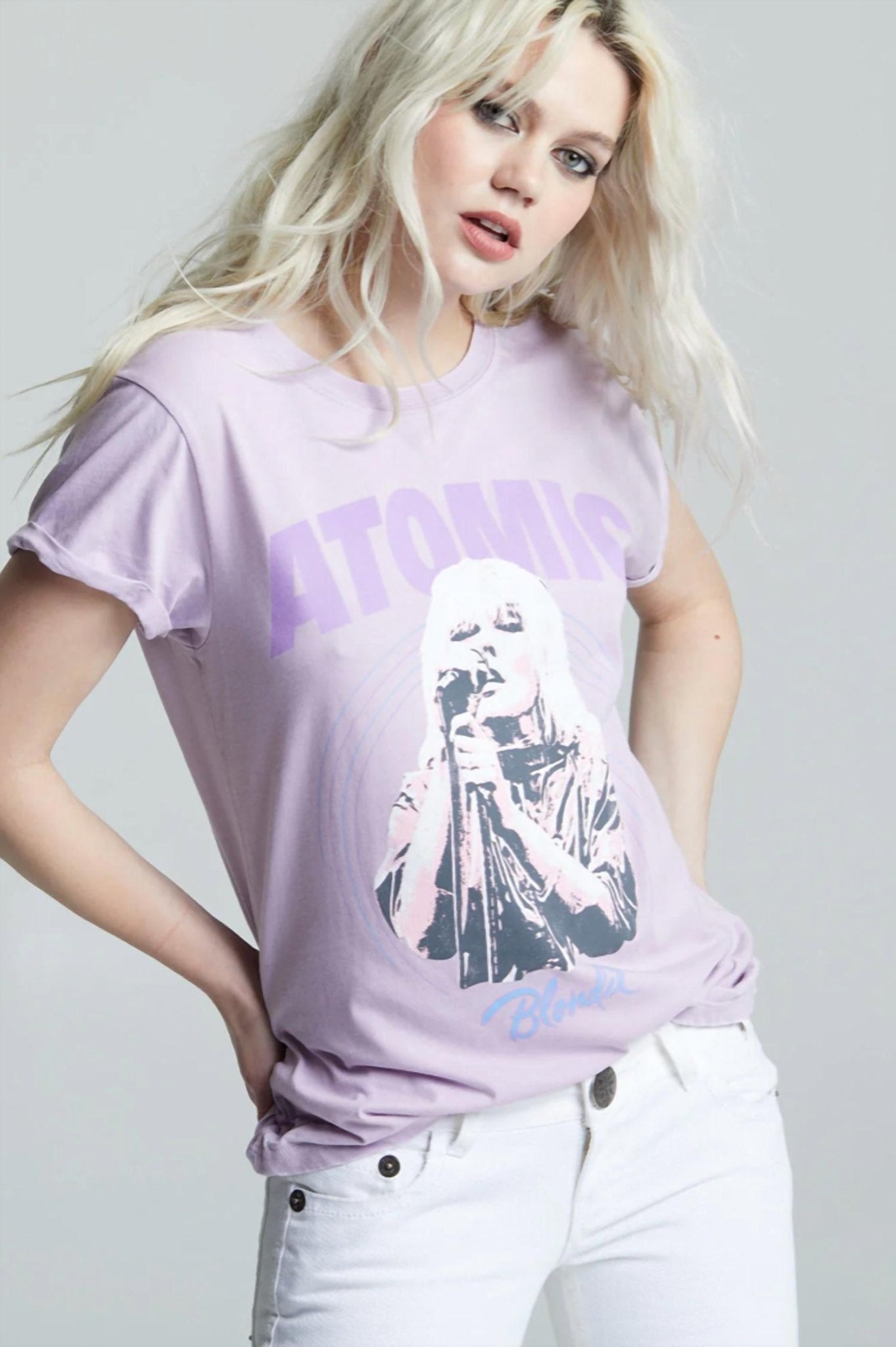 Recycled Karma - Atomic Blondie Top - clothing - cotton - blend - graphic
