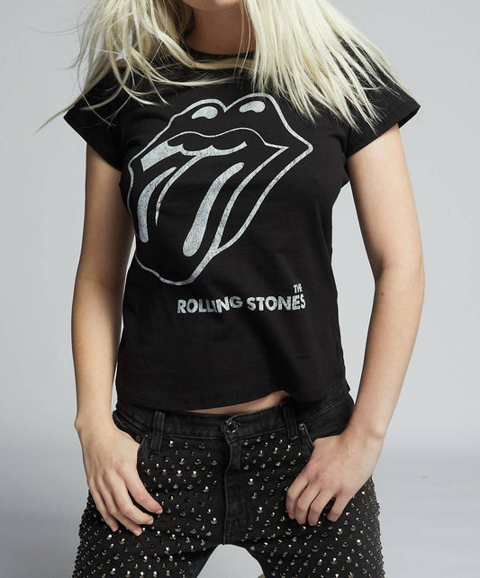 Recycled Karma - Rolling Stones Classic Tee - black - clothing - cotton