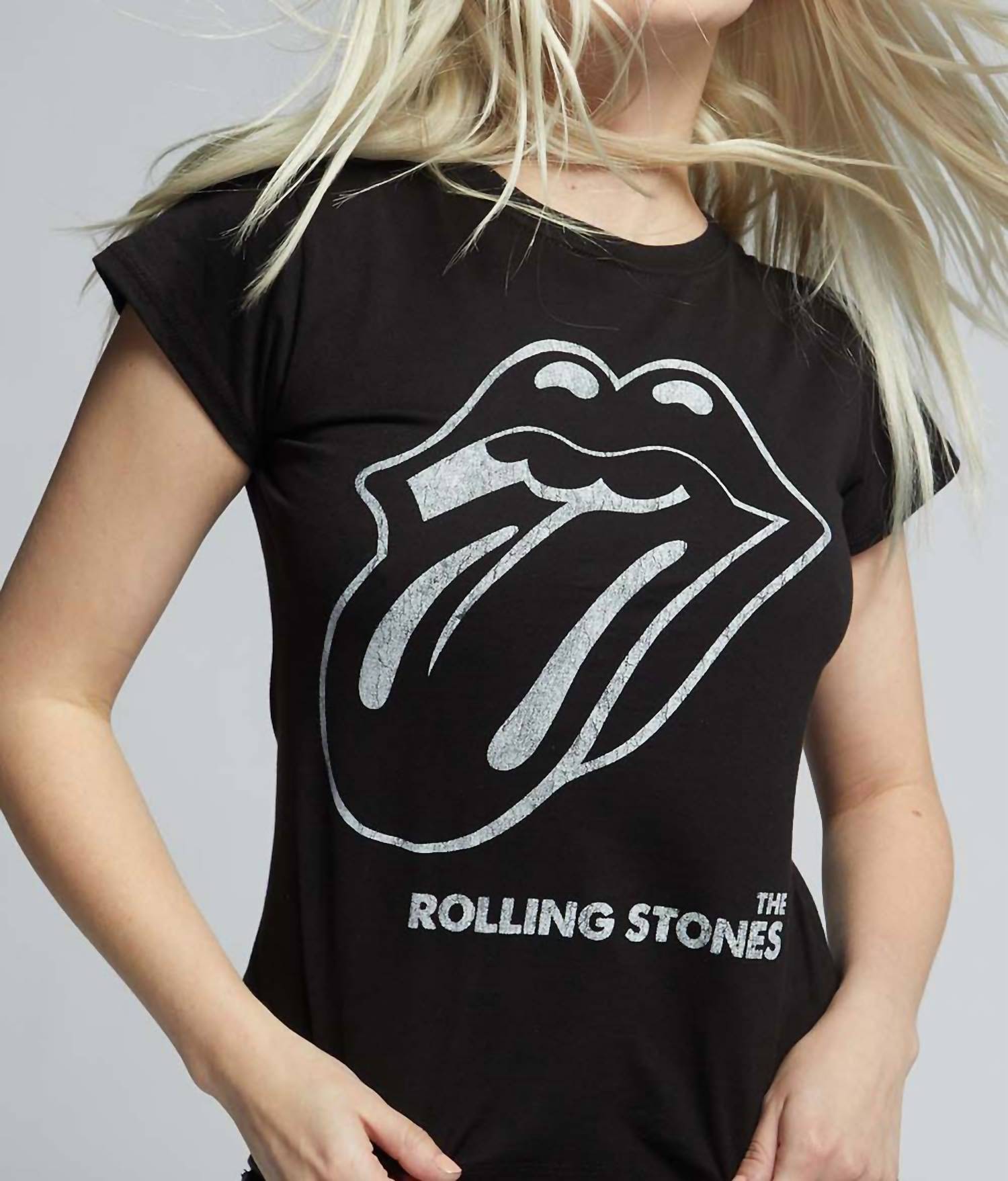 Recycled Karma - Rolling Stones Classic Tee - black - clothing - cotton