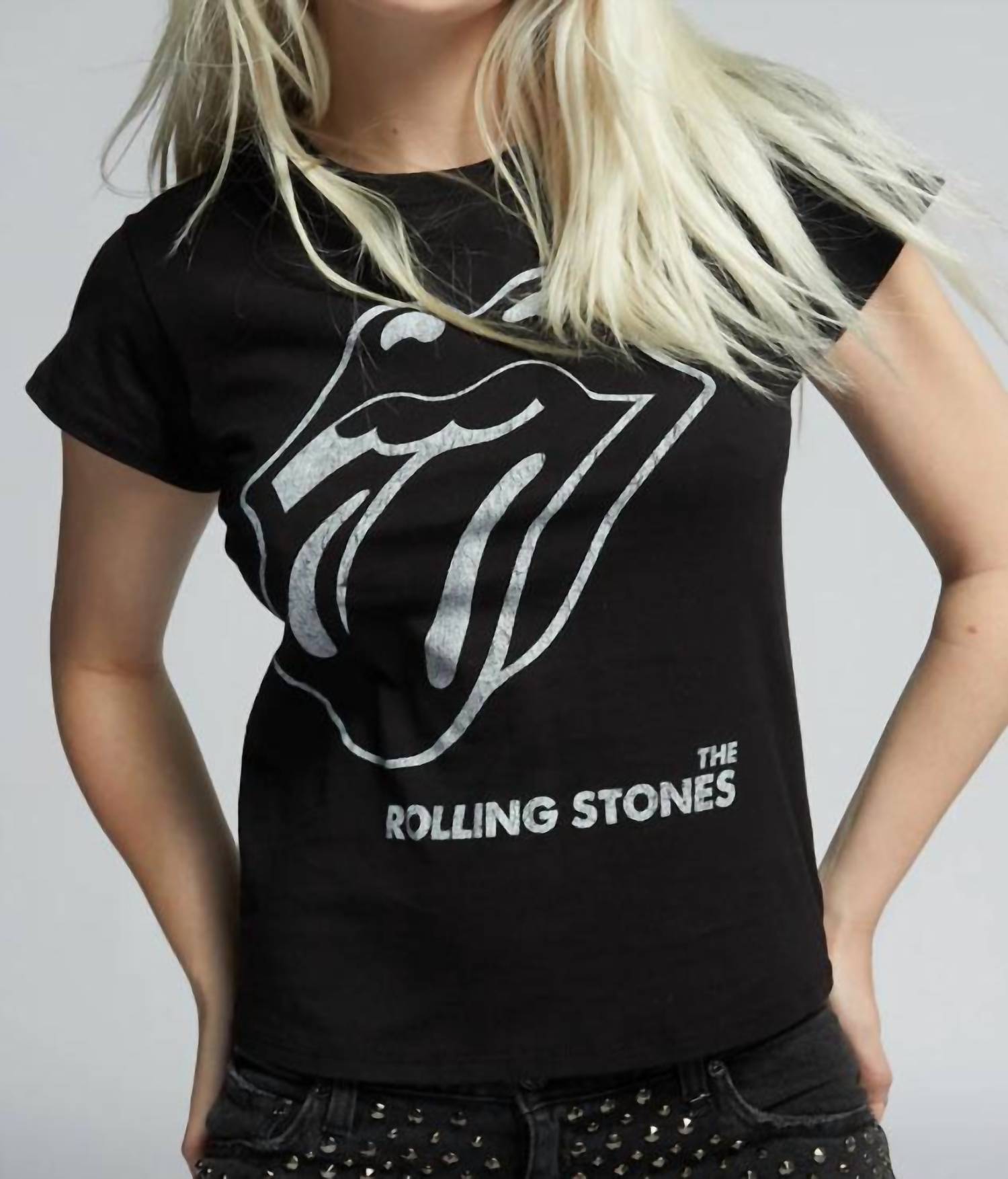Recycled Karma - Rolling Stones Classic Tee - black - clothing - cotton