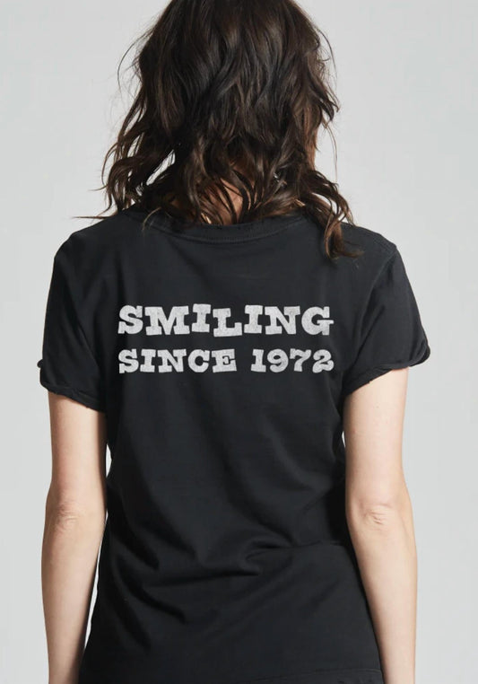 Recycled Karma - Smiley Rodeo Tee - black - clothing - cotton