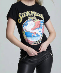 Recycled Karma - Steve Miller Band 1977 Dreams Tee - black - clothing - cotton