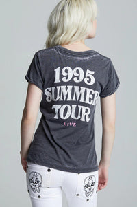 Recycled Karma - Steve Miller Band 1995 Tour Tee - black - clothing - cotton - blend