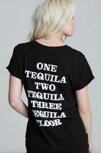 Recycled Karma - Tequila Por Favor Tee - black - clothing - cotton