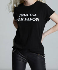 Recycled Karma - Tequila Por Favor Tee - black - clothing - cotton