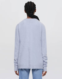 Re/Done - Brushed Cashmere Cardigan - blue - cardigans - clothing