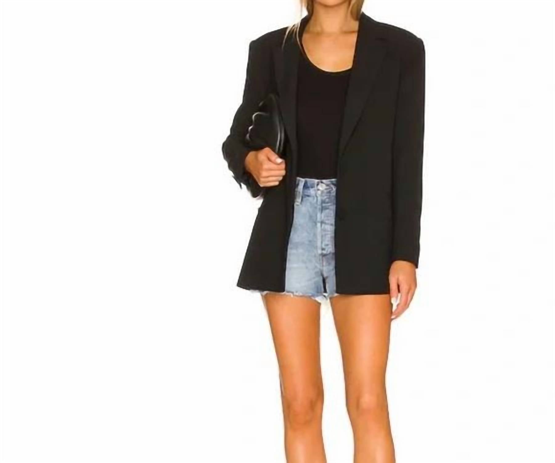 Re/Done - Denim High Waist Short - blue - clothing - jean - shorts