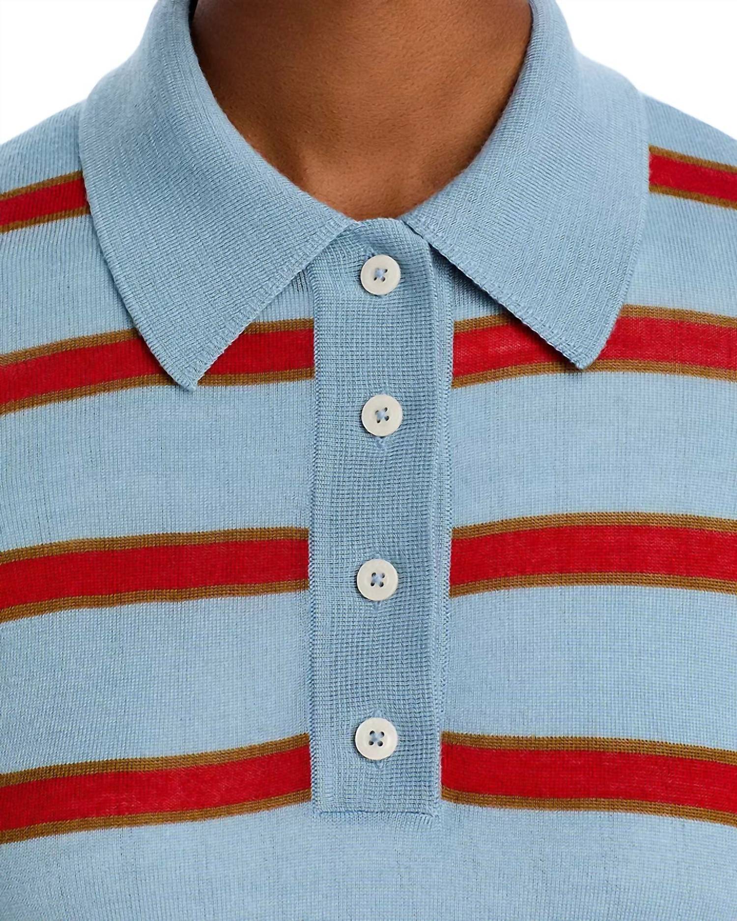 Re/Done - Memphis Long Sleeve Top - blouses - blue - clothing