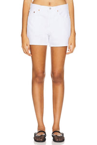Re/Done - Mid Rise Boy Short - clothing - cotton - jean - shorts