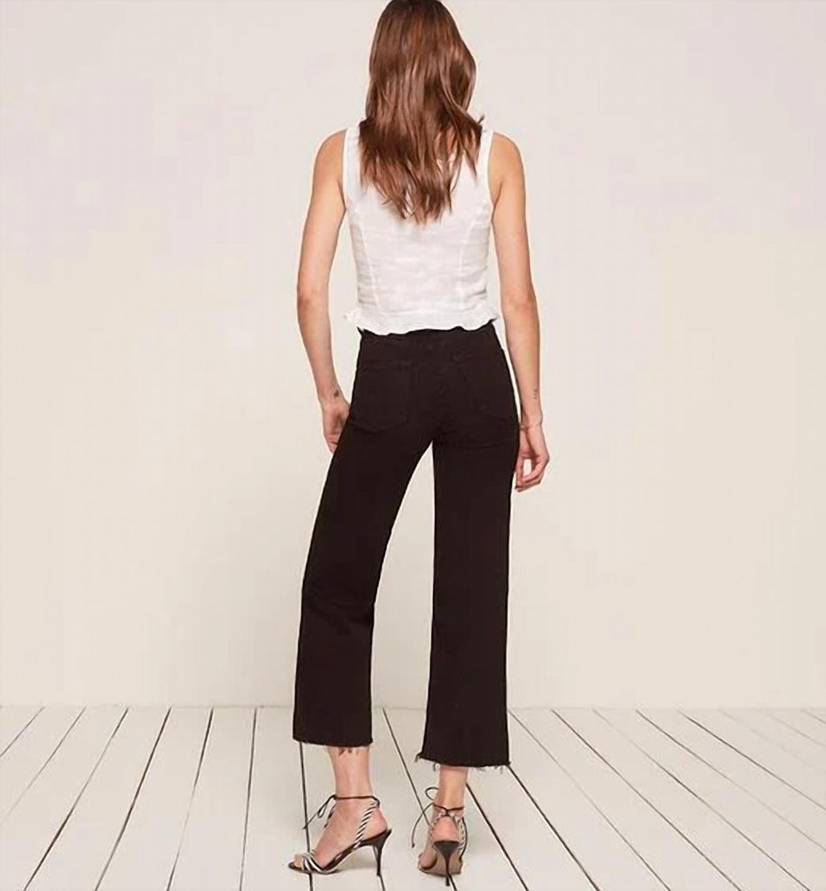Reformation - Stretch Flood Jeans
