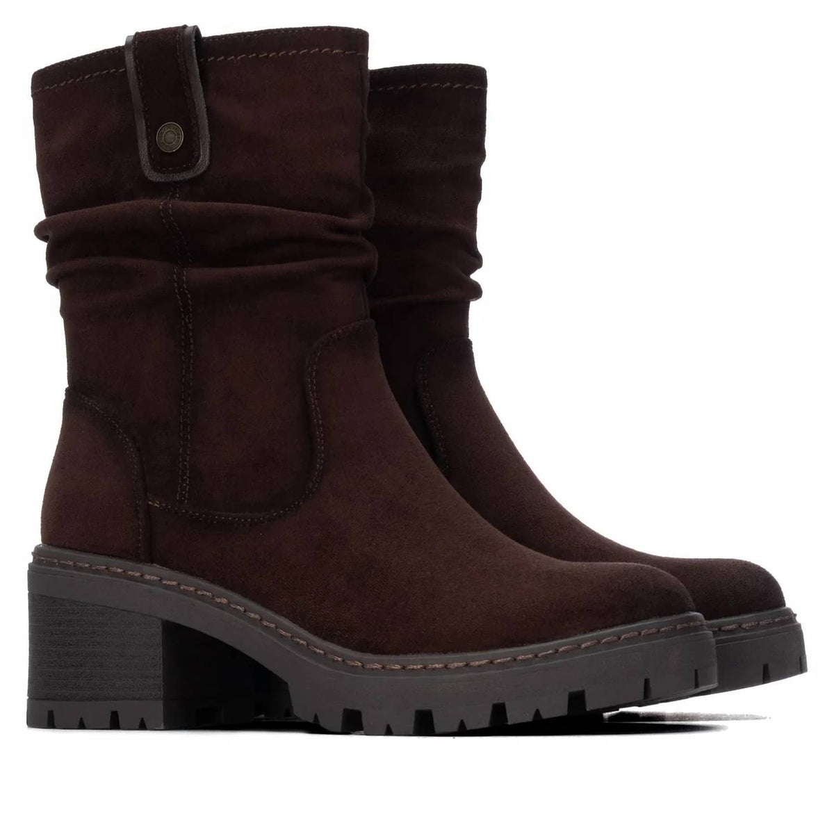 Refresh - Women's Suede Ankle Booties