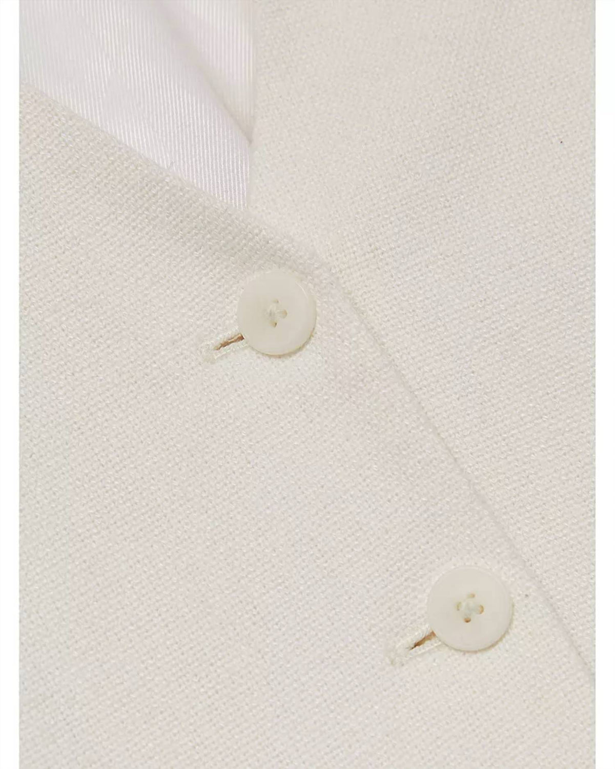 Reiss - Devon Linen Twill Tailored Vest