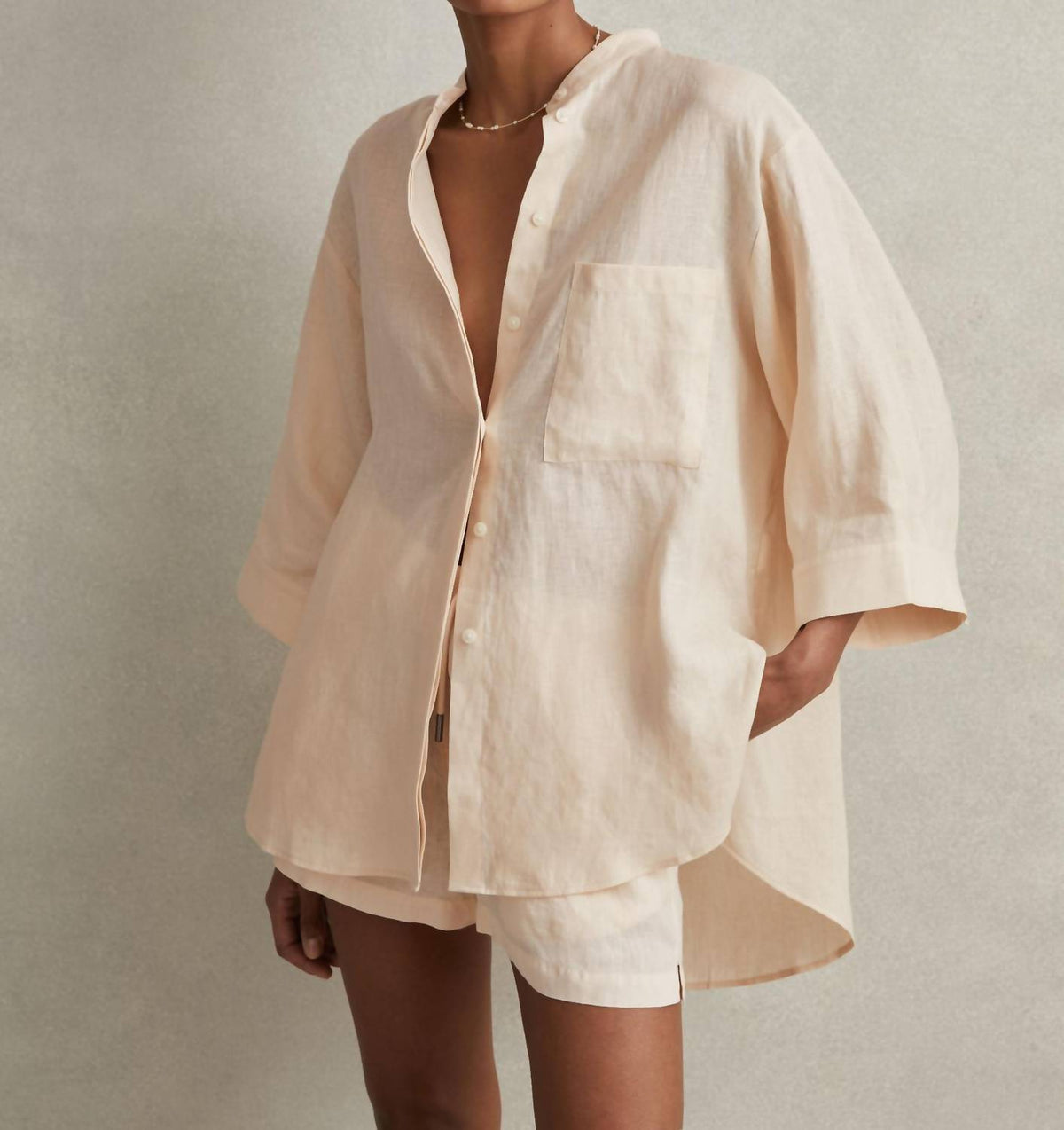 Reiss - Winona Linen Button Down Shirt