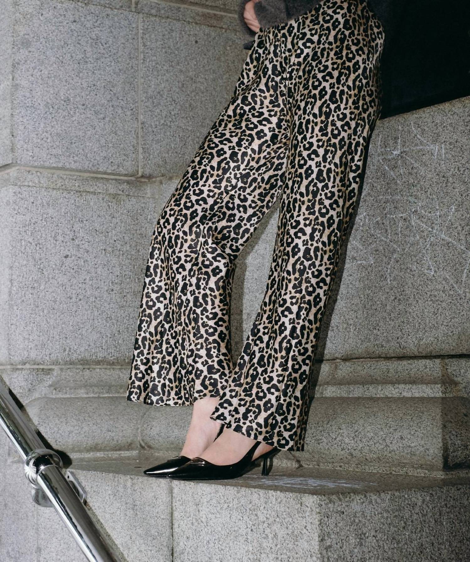 Remain - Nyla Pants - animal - boot - cut - brown