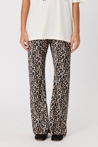 Remain - Nyla Pants - animal - boot - cut - brown