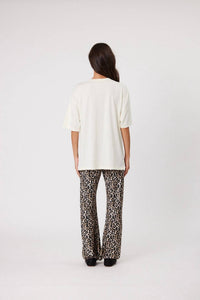 Remain - Nyla Pants - animal - boot - cut - brown